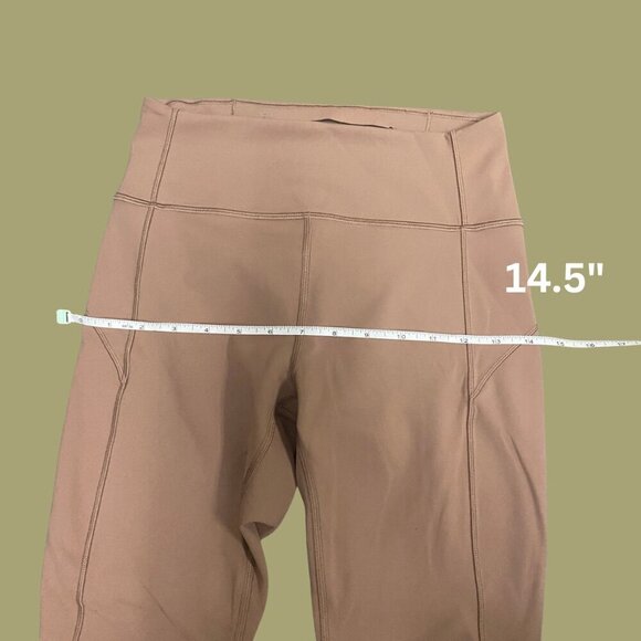 Lululemon High-Rise Seamless Leggings – Terracotta Size 2 (Nulu Fabric) - Picture 7 of 8